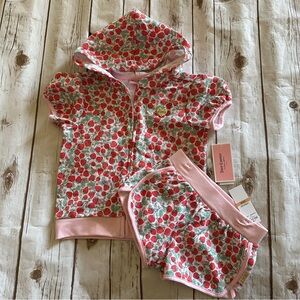 Juicy couture strawberry outfit nwt